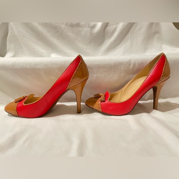 Pre-owned J.Crew Mona Tassel Heels 10203 - Picture 2 of 8